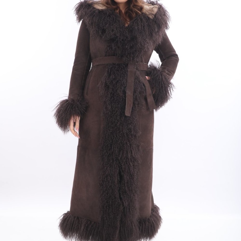 Custom Made Suede Shearling Coats